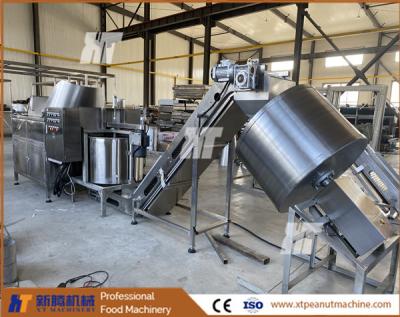 China 380v Peanut Frying Machine Snack Flavoring Peanut Seasoning Machine 400kg/H for sale