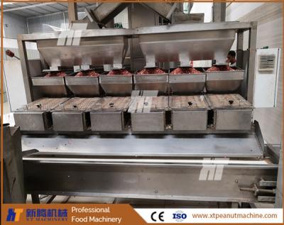 China Automatic Peanut Blanching Machine Red Skin Peanut Blancher Machinery 400KG/H for sale