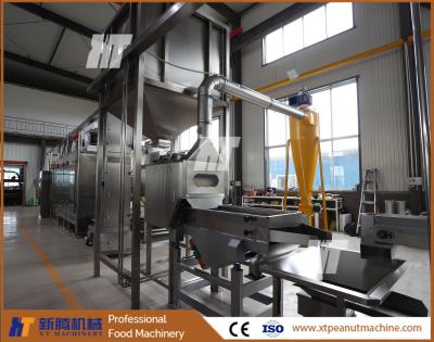 China Automatische Pinda Peeling Machine 3.37kw Amandel Geroosterde Sojaboon Dunschiller Te koop