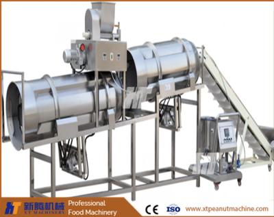 China 300 kg / h rotierende Erdnussbeschichtungsmaschine ISO-Zuckerbeschichtungsmaschine Gewürzmaschine zu verkaufen
