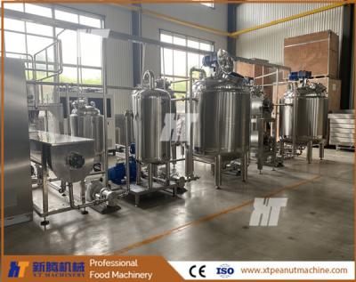 China Automatic Peanut Butter Production Line 2000kg/H Groundnut Grinder Machine for sale