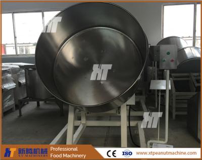 China 100 kg/h máquina automática de recubrimiento de maní máquina de procesamiento de maní rotatorio color avellana en venta