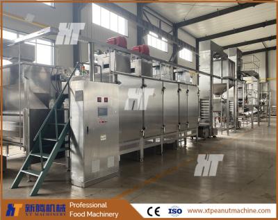 China Multifunctional Nuts Roaster Belt Type Peanut Roasting Machine 500kg/h 1000kg/h for sale