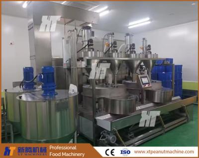 China PLC Controller Automatic Peanut Coating Machine Peanut Coater Peanut Burger Machine for sale