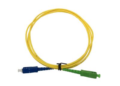 Chine Sc/UPC corde de correction optique de fibre de Sc/RPA à simplex 3.0mm G652D unimodal LSZH à vendre