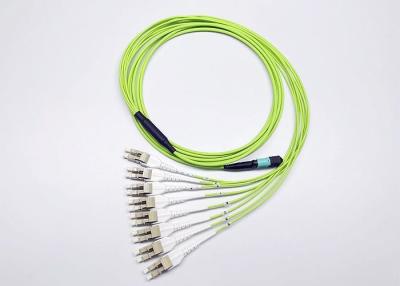 China Cordón de remiendo a dos caras de pequeñas pérdidas de 16 bases, cable de fribra óptica con varios modos de funcionamiento de 3.0m m LSZH Om5 en venta
