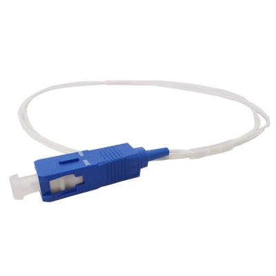 China Simplex Fiber Optic Pigtail , 9 / 125 Sc Single Mode Pigtail 1M Length for sale