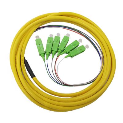 Китай отрезки провода волокна одиночного режима разветвителя 6Ф, отрезок провода Ск Апк СМ высокой эффективности продается