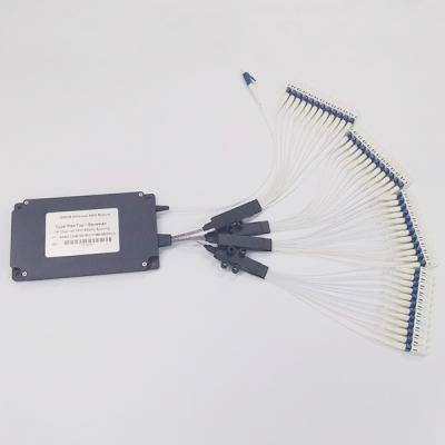 China 48 canal 100GHz Mux ótico Demux, tipo atérmico da parte superior lisa do dispositivo Calibre de diâmetro de fios Dwdm à venda