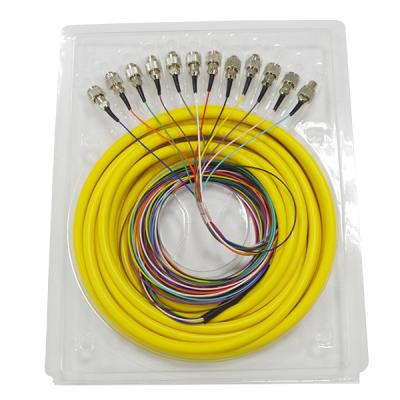 China cable flexible de fibra óptica de 0,9 mm 12F que empalma el cable de conexión de fibra LSZH en venta