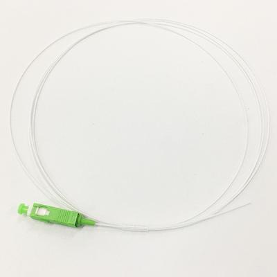 China SC / APC Singlemode Optical Fiber Pigtail Simplex 0.9mm Tight Buffered Cable 1.5M for sale