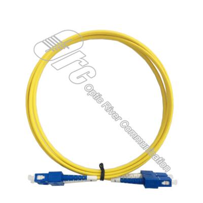 China 9/125um UPC polishing Fiber Optic Patch Cable Single Mode SC To SC for sale