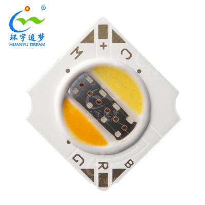 China Constant Voltage COB LED Chip 12V 9W 1313 RGBCW COB LED Chip for sale