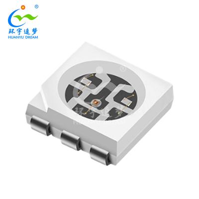 China SMD LED 5050 RGB Chip 0.2W 3 In 1 Fantastic Color Blending LED Chips for sale
