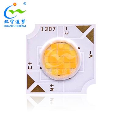 中国 LED Cob 24v デュアル カラー 1313 二色 LED 12*2W 20-24V Ra 90 Cob LED ビーズ 販売のため