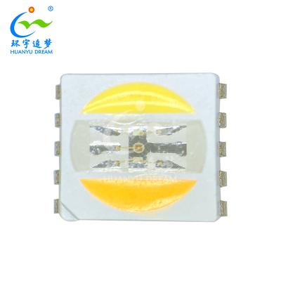 Chine Diode électroluminescente multicolore à puce LED 5050 0.2W RGBCW RGBW SMD à vendre