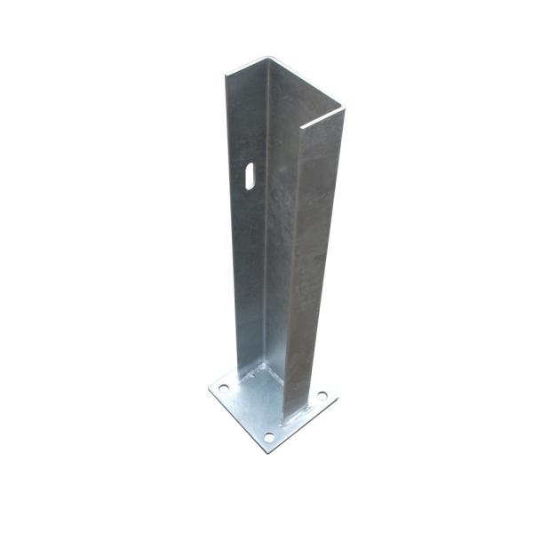 Quality Hot-Dip Galvanized Highway Guardrail Flange Post for AASHTO M180 Outdoor Security for sale
