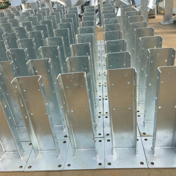 Quality Hot-Dip Galvanized Highway Guardrail Flange Post for AASHTO M180 Outdoor for sale