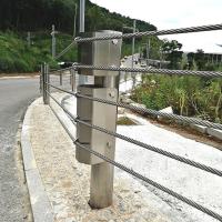 Quality Highway Guardrail Cable Barrier for Roadway Safety in Zinc Coating and for sale