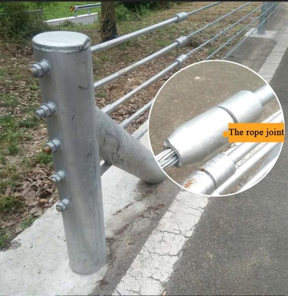 Quality Stainless Steel Galvanized Highway Guardrail Cable Barrier For Road Traffic for sale