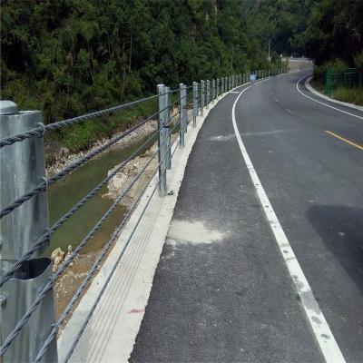 Quality ISO9001 Customized Zinc Coated Wire Rope Barrier For Highway Guardrail for sale