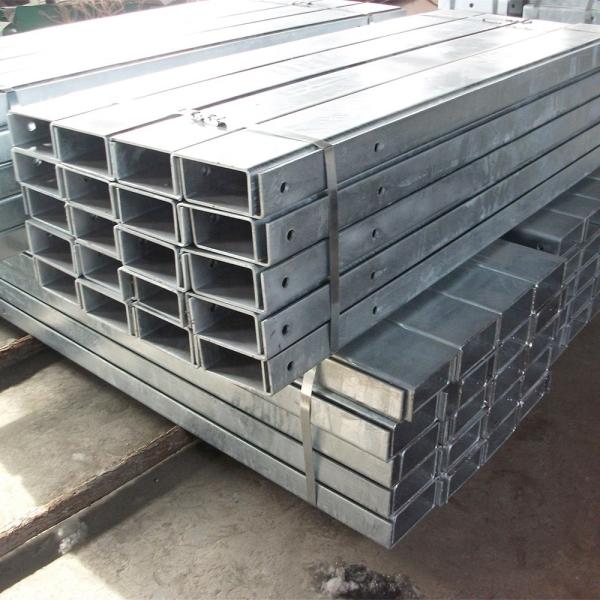 Quality U-shaped Post for Hot Dip Galvanized Highway Guardrail Easy to Replace Safe to for sale