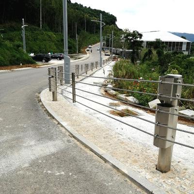 Quality Roadway Safety Flexible Guardrails Customized Color Steel Wire Rope Cable for sale