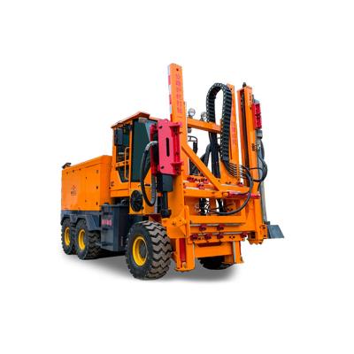 China ISO Highway Guardrail Pile Driver Machine With Hydraulic Pressure Pile Driver for sale