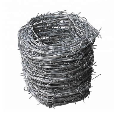 China Traffic Safety Outdoor Galvanized Barbed Wire Fence For Outdoor Security for sale