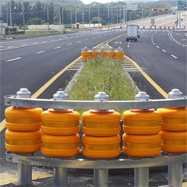 Quality Roadway Safety Solution Durable EVA Foam Highway Rolling Barrier for Traffic for sale