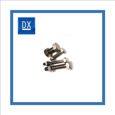 China TA10 Titanium Nuts And Bolts , Hexagonal Bolt And Nut Compressor Valve Accessories for sale