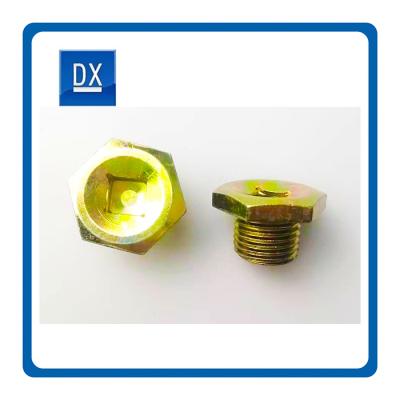 China Inside Square And Outside Hexagonal Oil Plug CNC Machining for sale