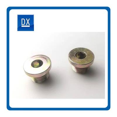 China Repair Inner Hexagon Plug Zinc Plated Finish M17x1.5 for sale