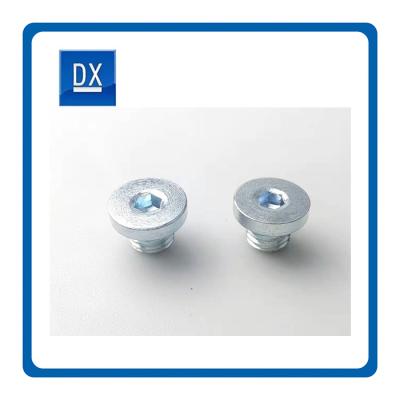 China Hexagon Oil Plug For Toyota Variable Speed White Zinc Plated for sale