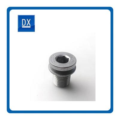 China Inner Hex Oil Drain Plug White Zinc For VW M14x1.5 for sale