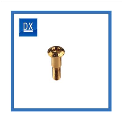 China Grade 8.8 10.9 12.9 High strength Gold PVD Coating Titanium bolts for boats for sale