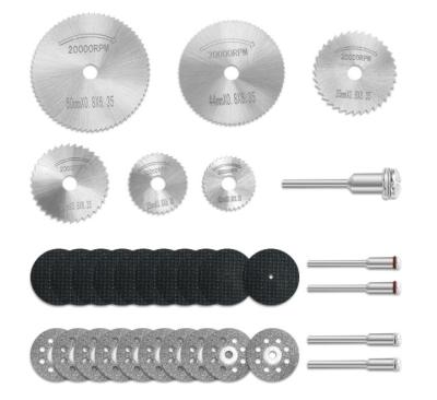 China Mini Tiny Ultra Thin Cutting Discs kit For Metal Wood PVC pipe for sale