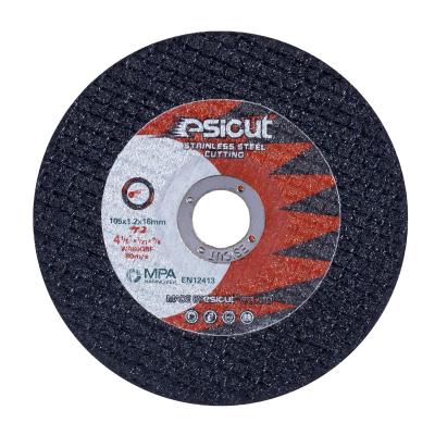 China Esicut T2 Resin Bonded Ultra Thin Cutting Discs 4 Inch Metal Cutting Blade for sale