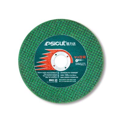 China Professional 60 Grit Super Thin Cutting Disc 13700rpm 4 Inch Green Grinding Wheel for sale