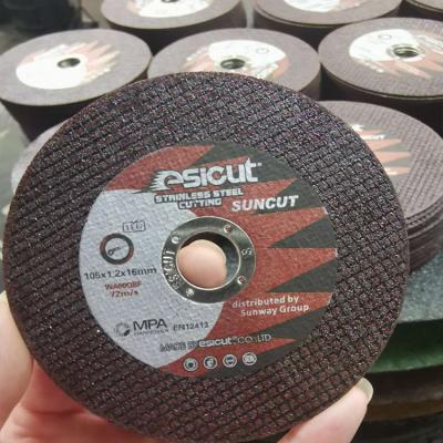 China OEM Inox Cut Off Wheel 4''X1/17''X5/8'' Carbide Blade For Angle Grinder for sale