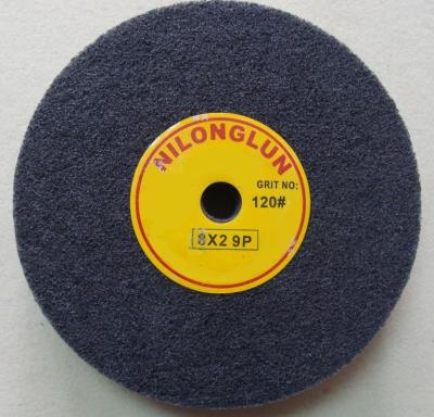 China Esicut personalizou os discos de lustro de aço inoxidável de nylon da roda lustrando de GR120 9P à venda
