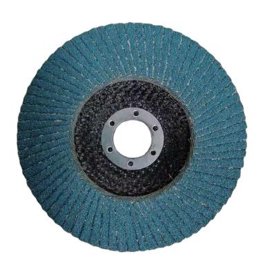 China Zirconia 5 Inch 125mm Flap Disc Ferrous Metals Dish Grinding Wheel for sale