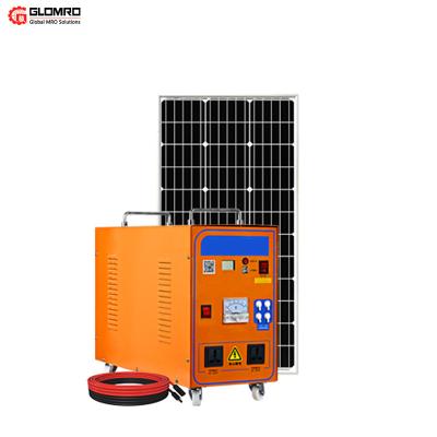 China máquina fotovoltaico da produção de eletricidade do condicionamento de ar do sistema do picovolt da energia solar de 220v 300w à venda
