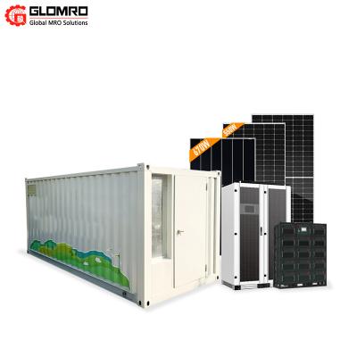 China Domestic Commercial Solar Power PV System 50kw 100kw Hybrid Grid Connected Off Grid Energy Storage Battery System for sale