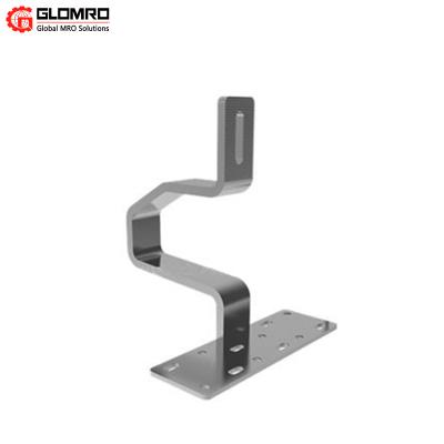 China Anodizing Solar Panel Supports Stainless Corrugated Tile House Roof Bracket Hook for sale