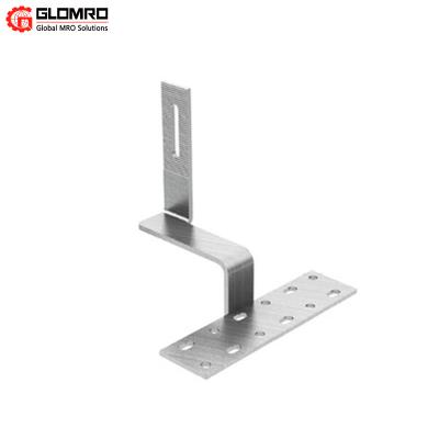 China Stainless Steel Anodizing Solar Tile Roof Hook Mounting 200mm 150mm for sale