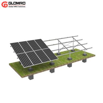 China Aluminum alloy Solar Panel Ground Supports Solar Structure Installation Bracket for sale