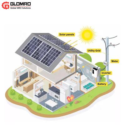 中国 格子Solar Energyシステム太陽エネルギーの発電機システム7000w太陽電池パネルシステムを離れた7Kw 販売のため