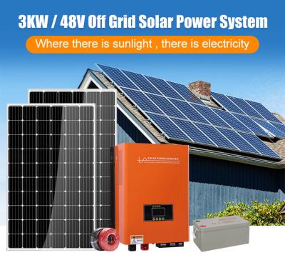 China 5kw 10kw Residential Solar Power System Solar Storage System For House for sale