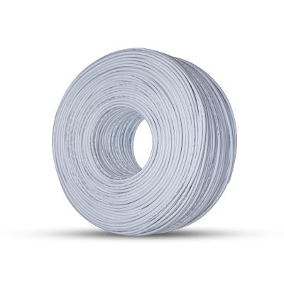 China 2464 Industrial White 20awg 2 Core Sheathed Wire 2 Core Power Cord 0.5 20 Gauge Round Wire for sale